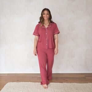 Brixton Phoenix Berry Ribbed | Women's Flare Set Bamboo Size XXL EUC